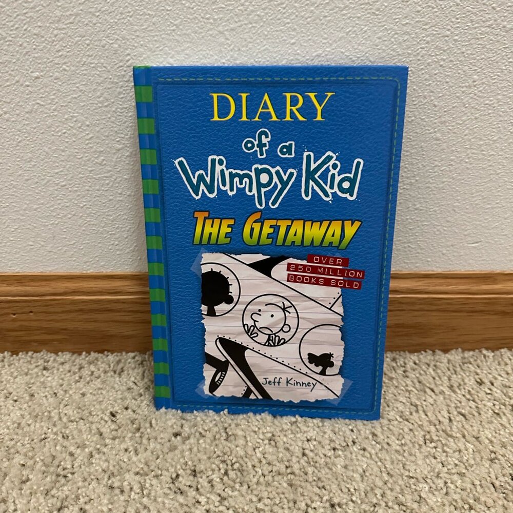 Diary of a Wimpy Kid The Getaway by Jeff Kinney Hardcover Book
